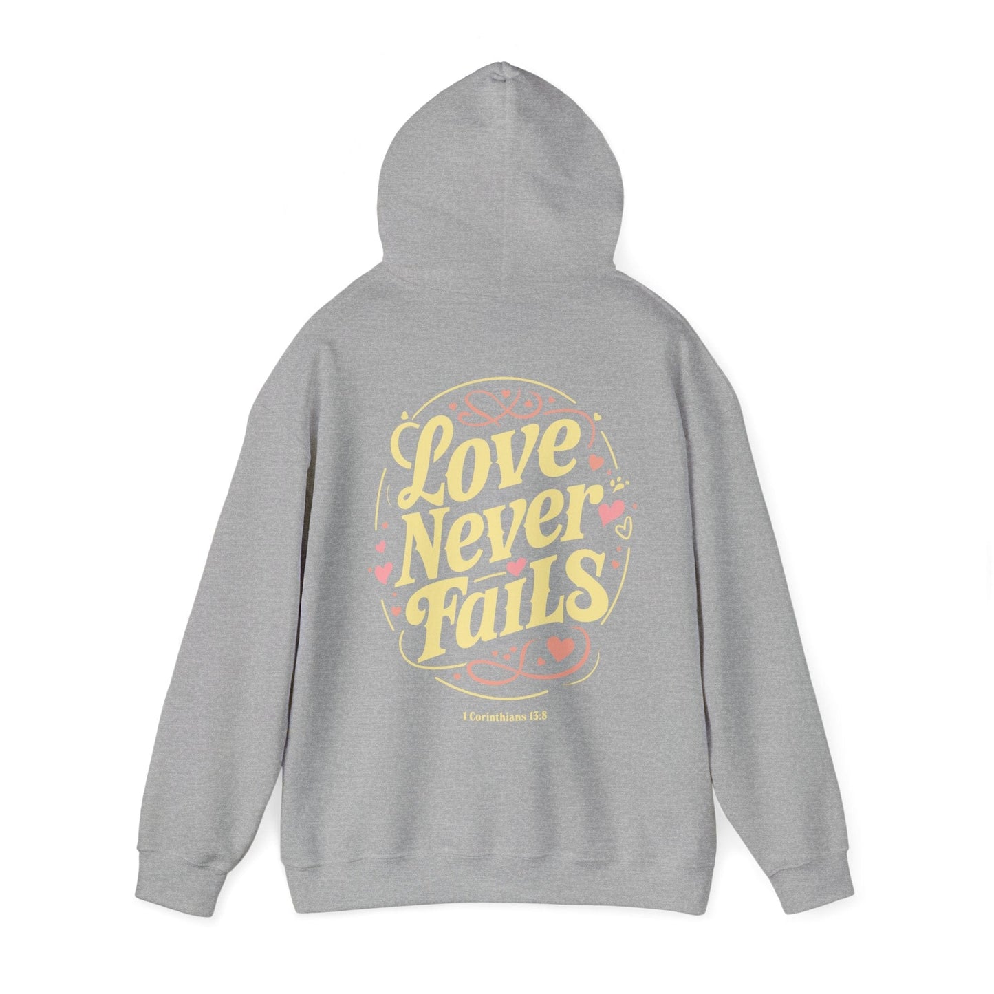 Love Never Fails Vintage Hoodie