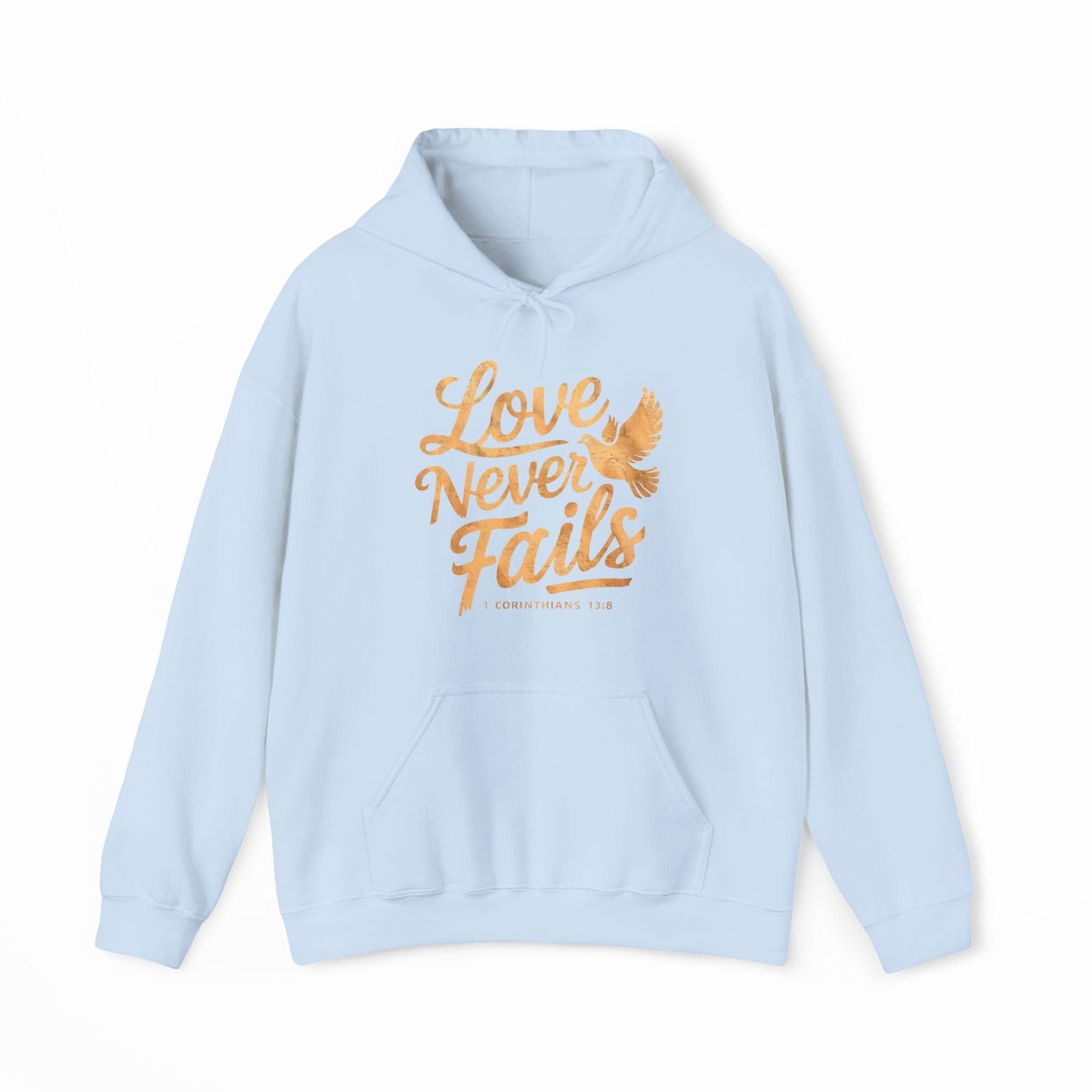 Love Never Fails Vintage Hoodie