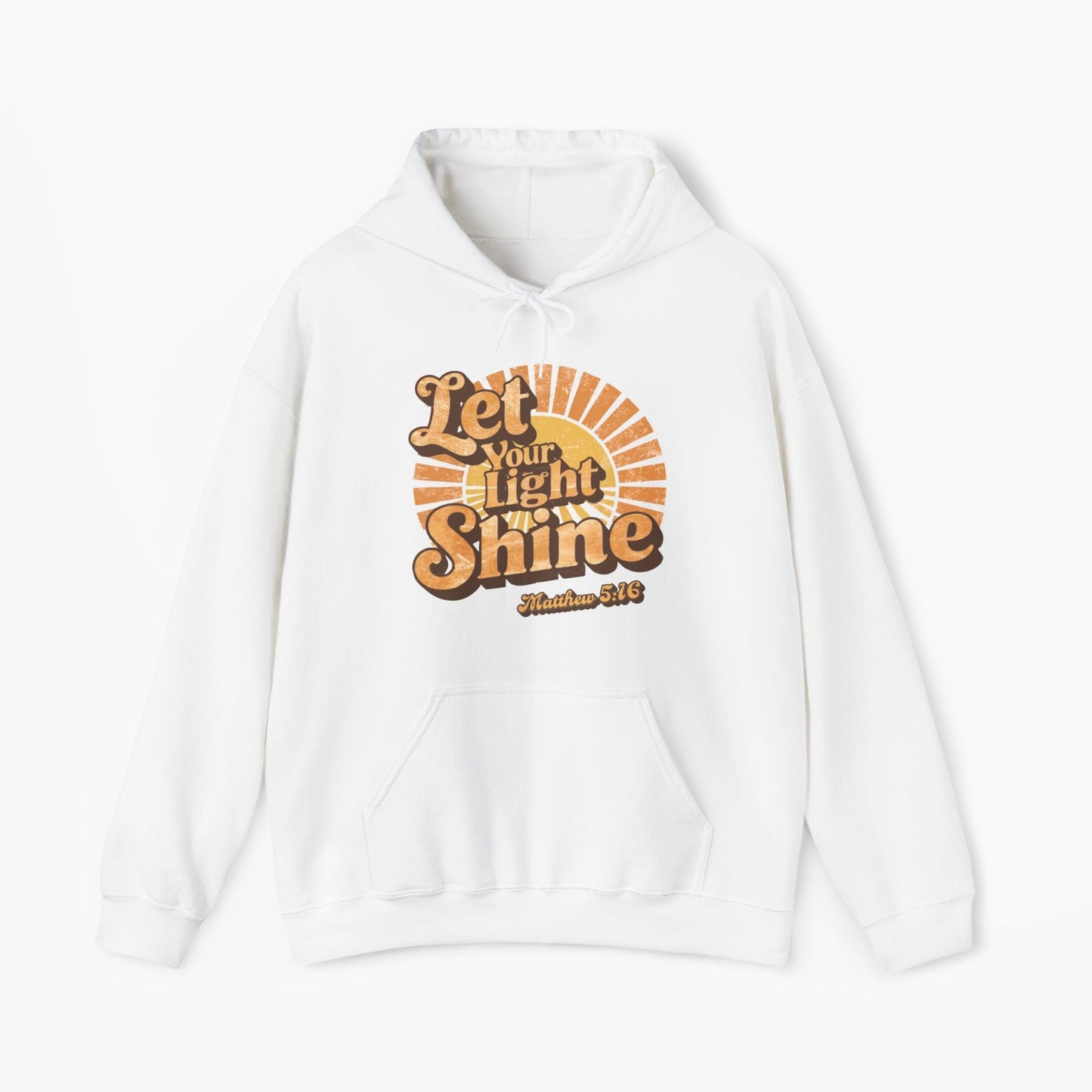 Let Your Light Shine Vintage Hippie Hoodie