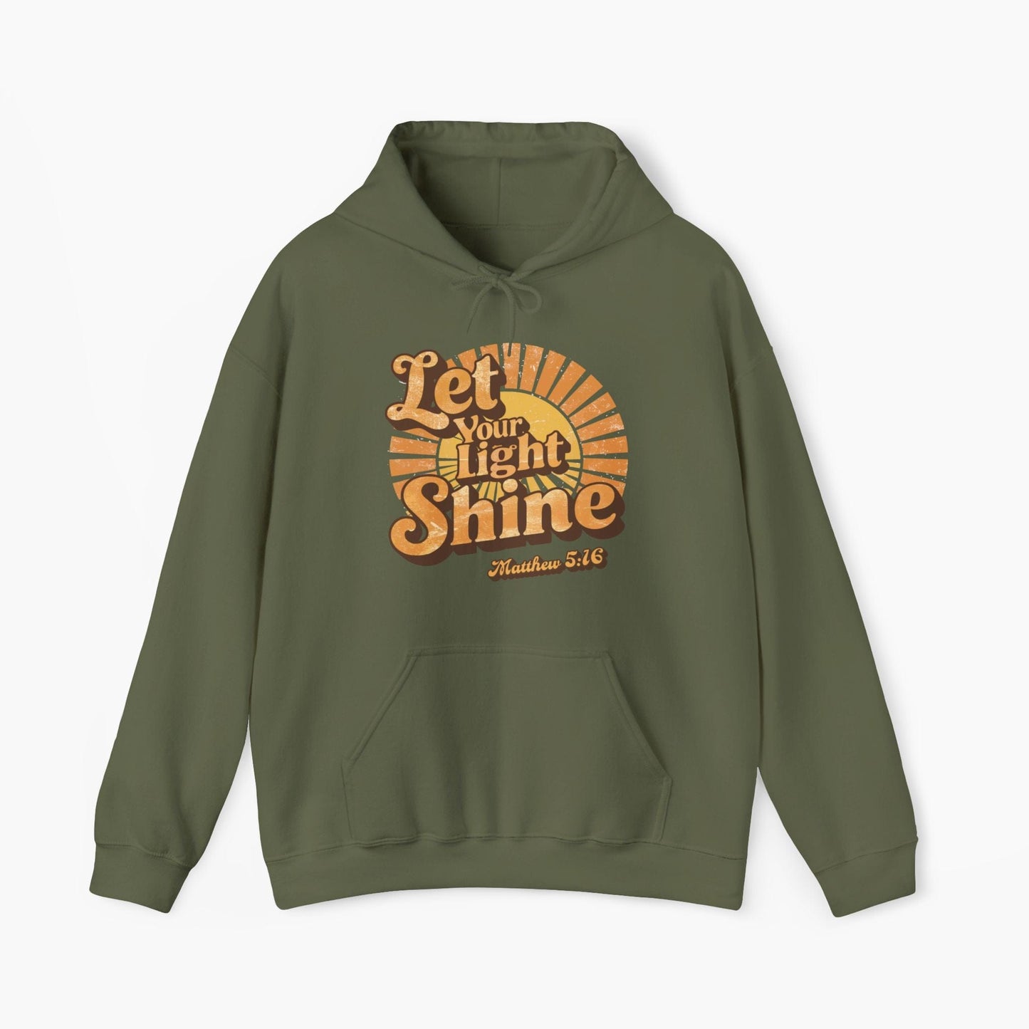 Let Your Light Shine Vintage Hippie Hoodie