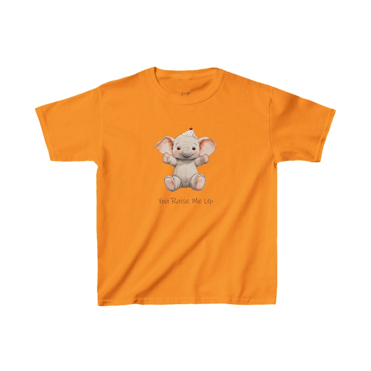 Raise Me Up Elephant Kids' T-Shirt