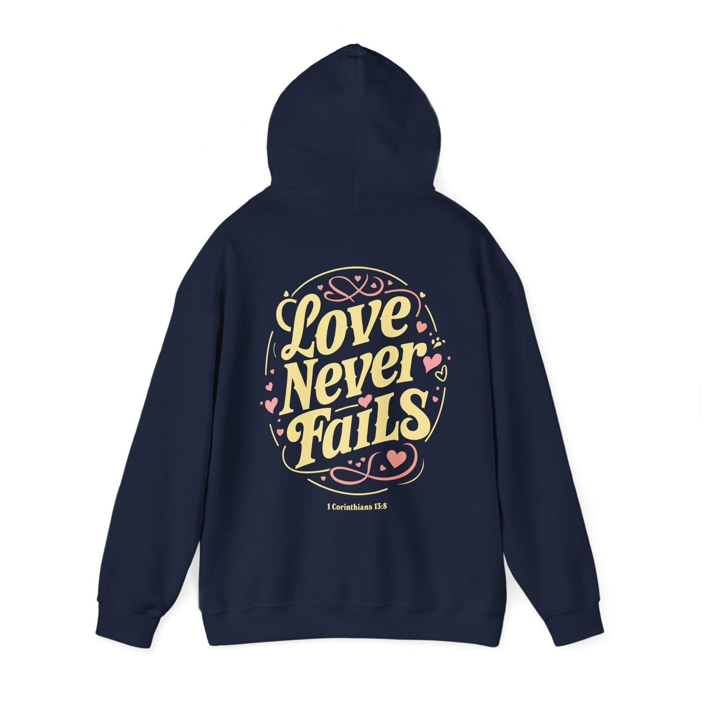 Love Never Fails Vintage Hoodie
