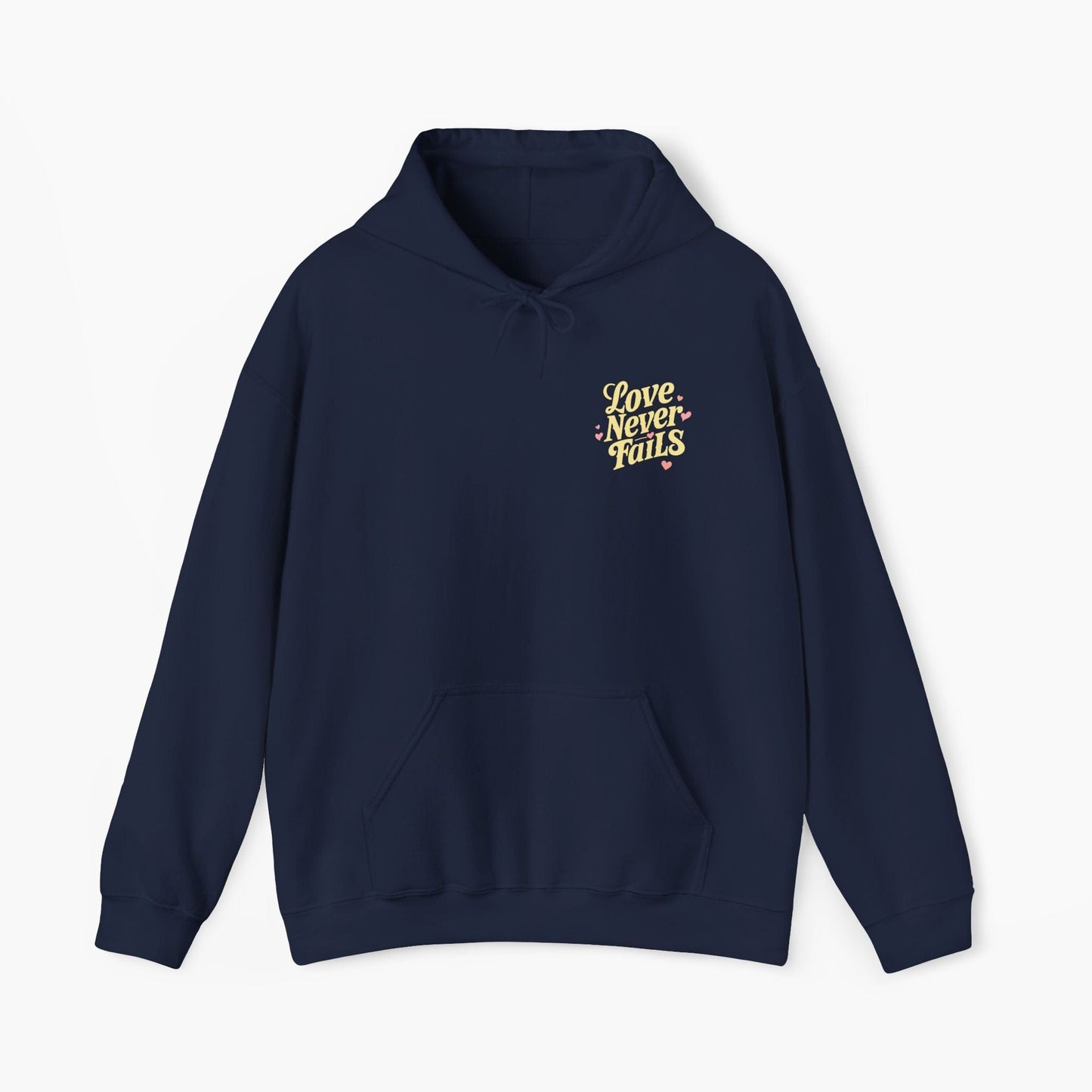 Love Never Fails Vintage Hoodie