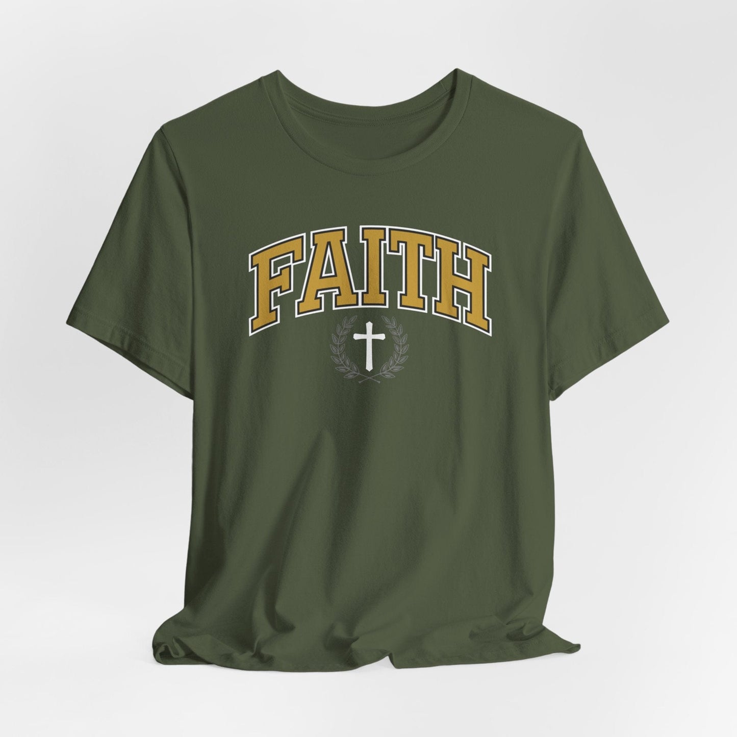 Faith College Crest T-Shirt (Orange)