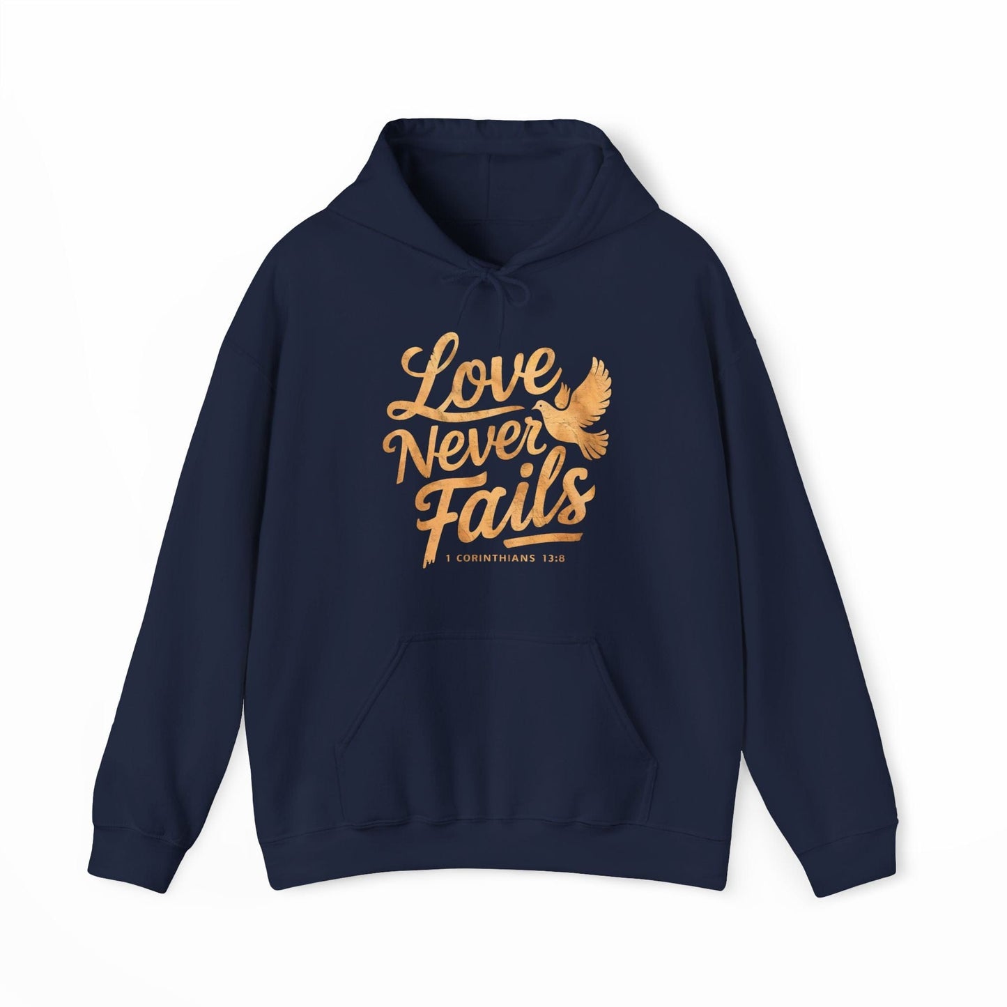 Love Never Fails Vintage Hoodie