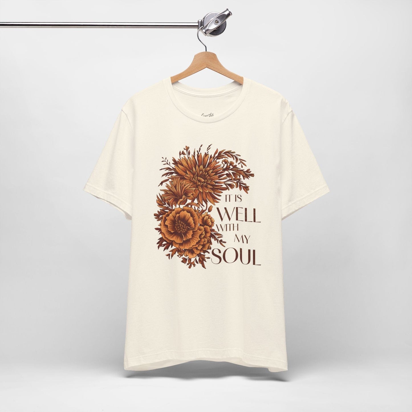 "It Is Well With My Soul" Floral T-Shirt