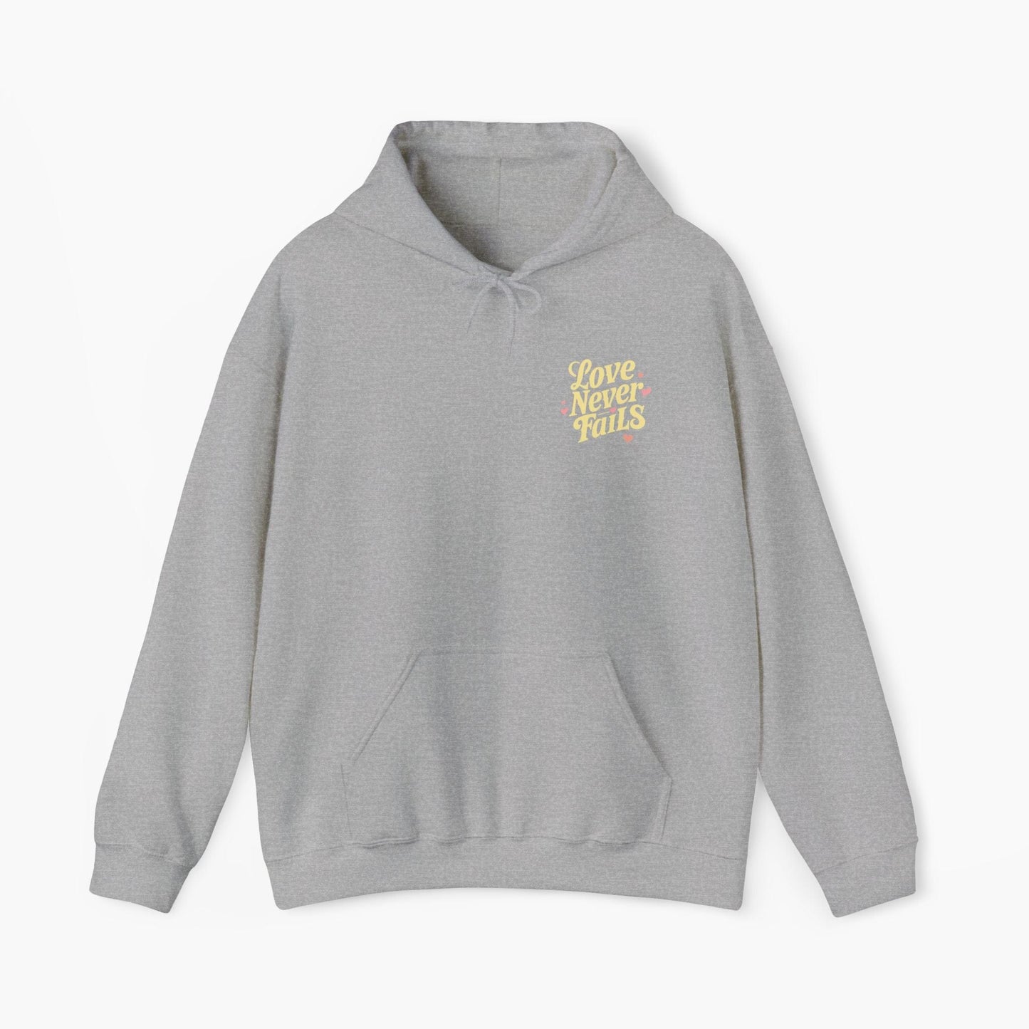 Love Never Fails Vintage Hoodie
