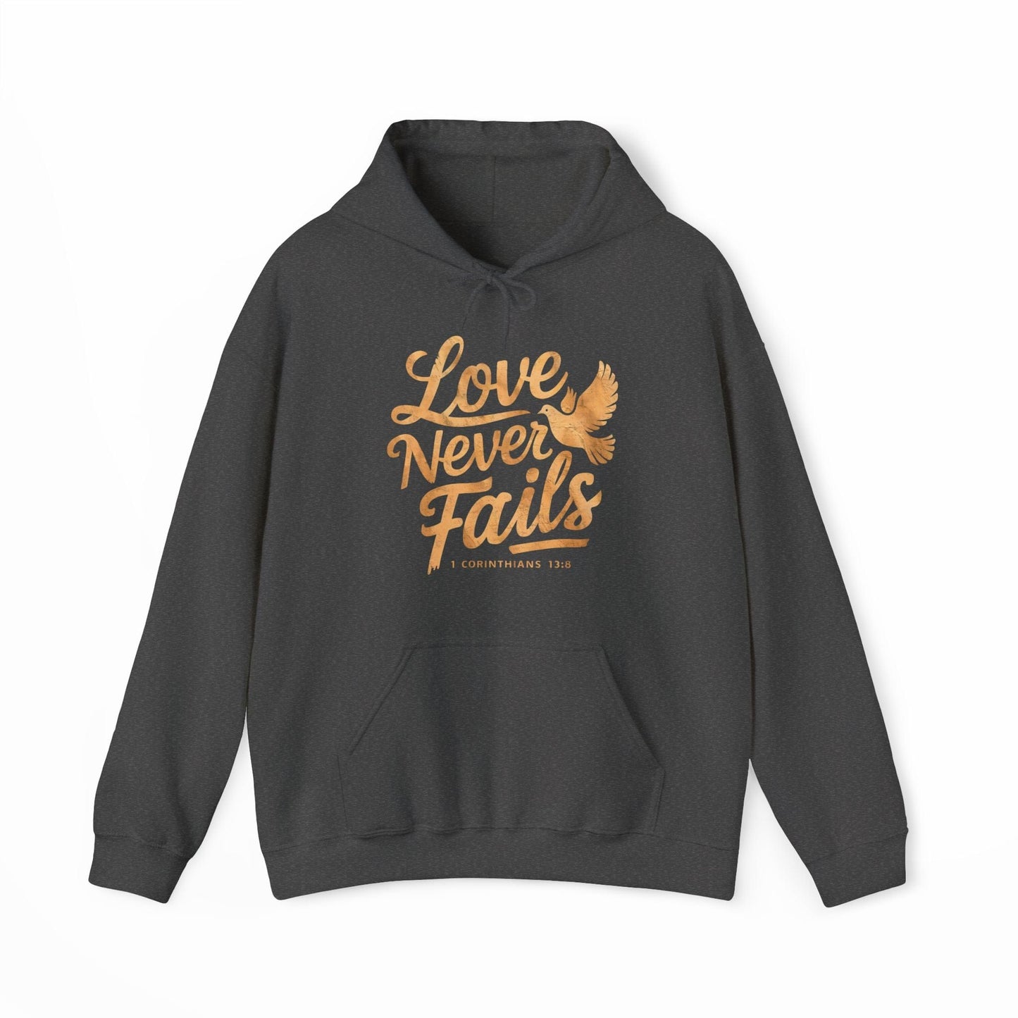 Love Never Fails Vintage Hoodie
