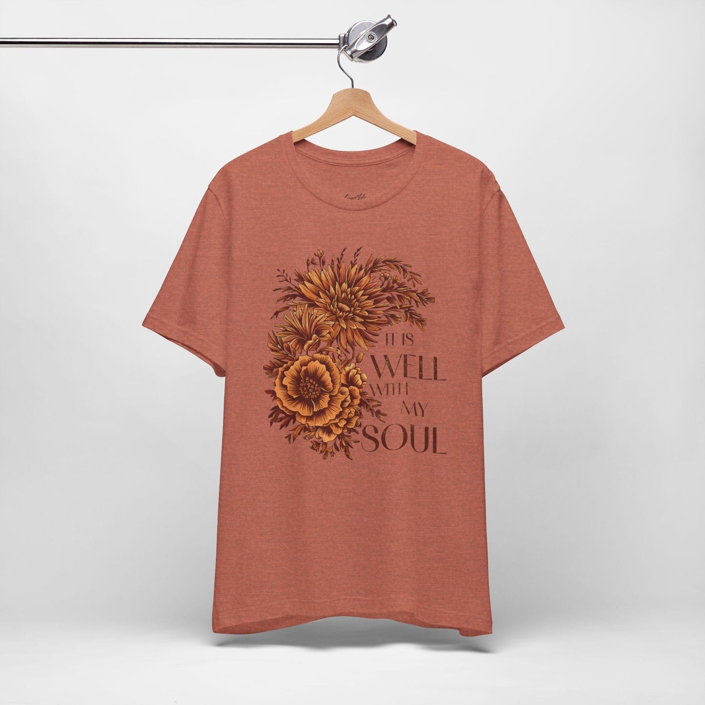 "It Is Well With My Soul" Floral T-Shirt