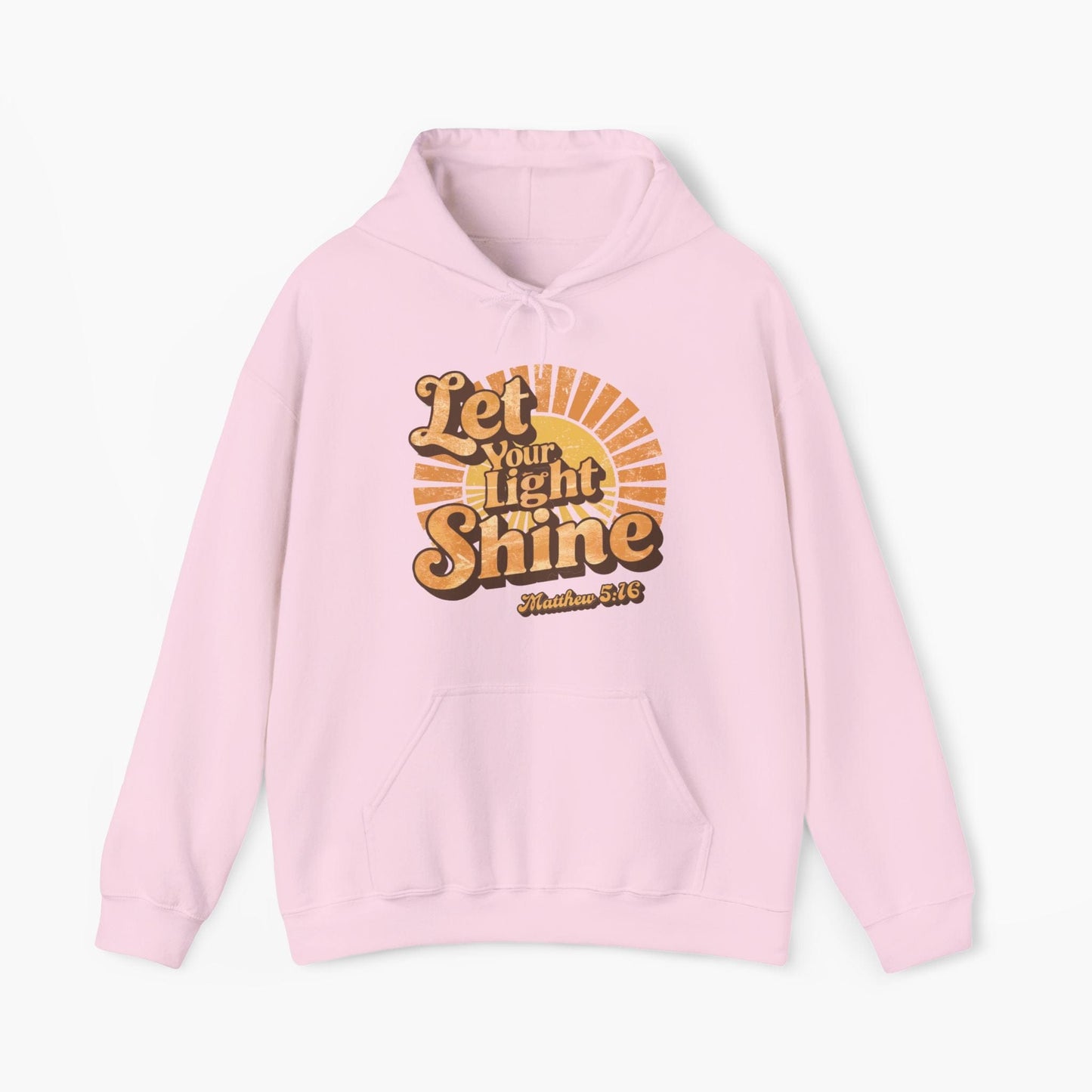 Let Your Light Shine Vintage Hippie Hoodie