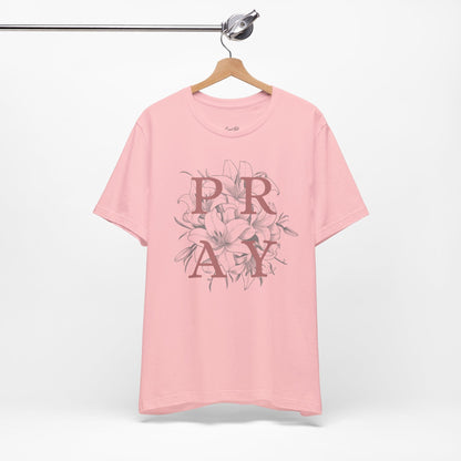 PRAY Floral T-Shirt