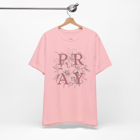 PRAY Floral T-Shirt