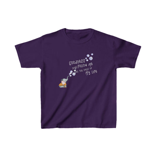 Goodness Follows Elephant Kids' T-Shirt