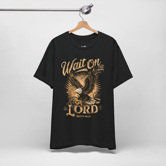 Wait on the Lord - Vintage Eagle T-Shirt