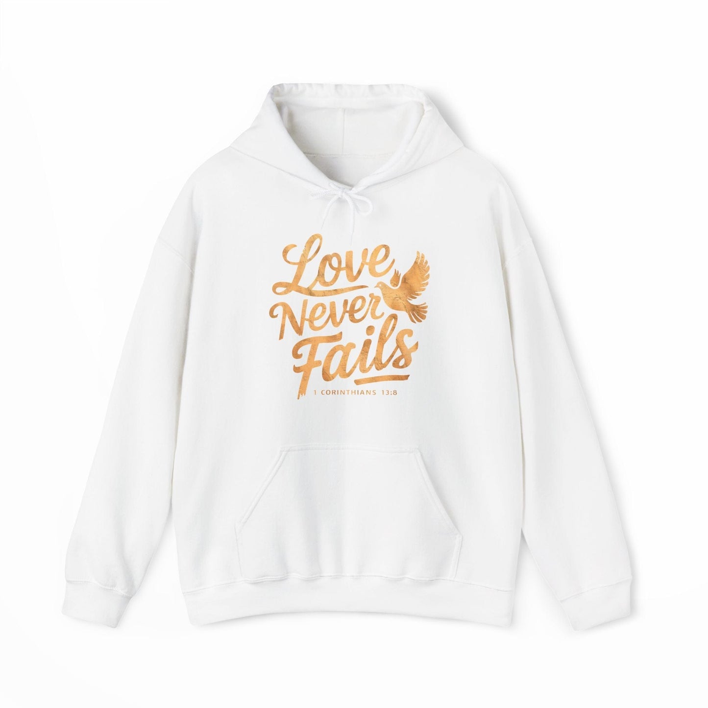 Love Never Fails Vintage Hoodie