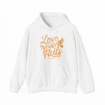 Love Never Fails Vintage Hoodie