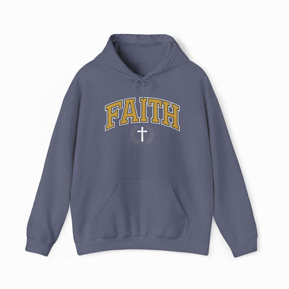 Faith College Crest Hoodie (Orange)