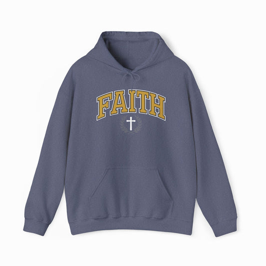 Faith College Crest Hoodie (Orange)