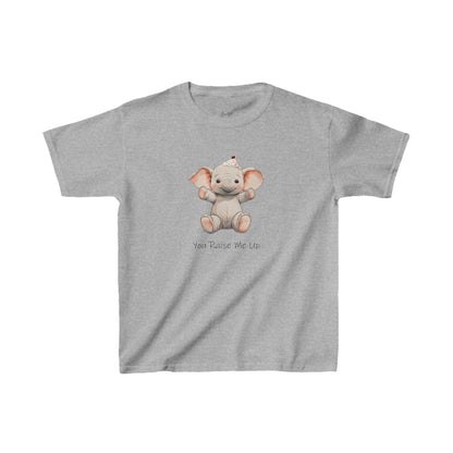 Raise Me Up Elephant Kids' T-Shirt