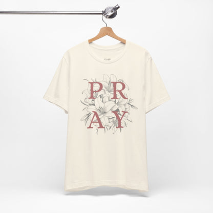 PRAY Floral T-Shirt