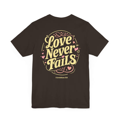 Love Never Fails Vintage T-Shirt