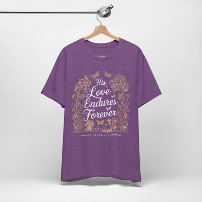 His Love Endures Forever Boho T-Shirt