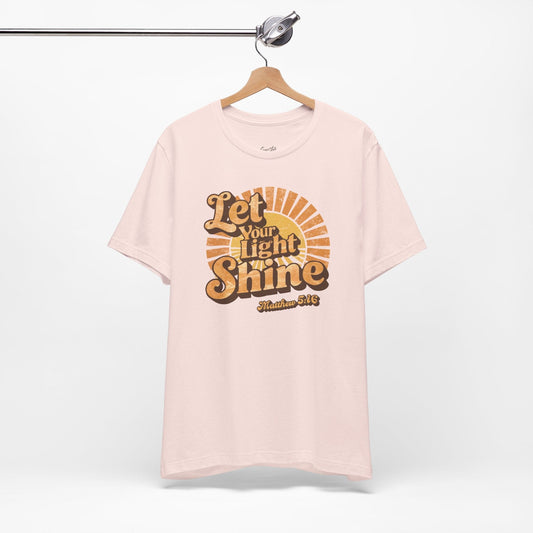 Let Your Light Shine Retro T-Shirt