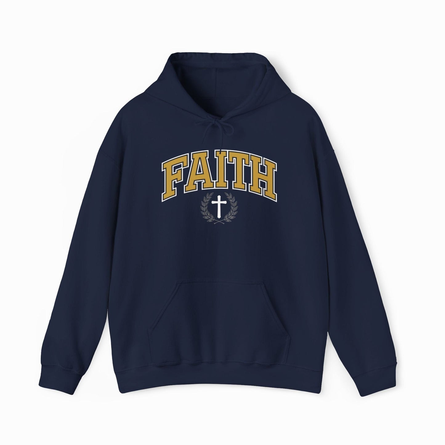 Faith College Crest Hoodie (Orange)