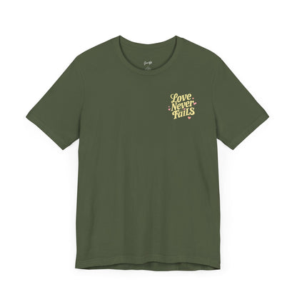 Love Never Fails Vintage T-Shirt
