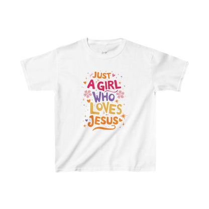 Just a Girl Who Loves Jesus Kids' T-Shirt