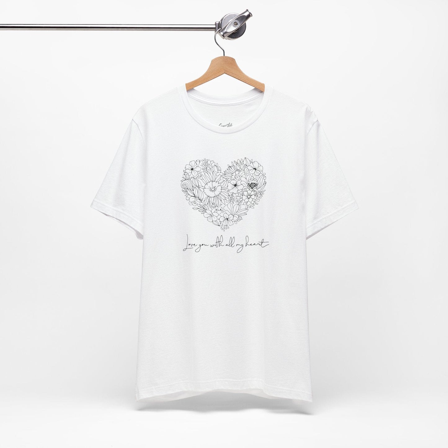 All My Heart Floral T-Shirt