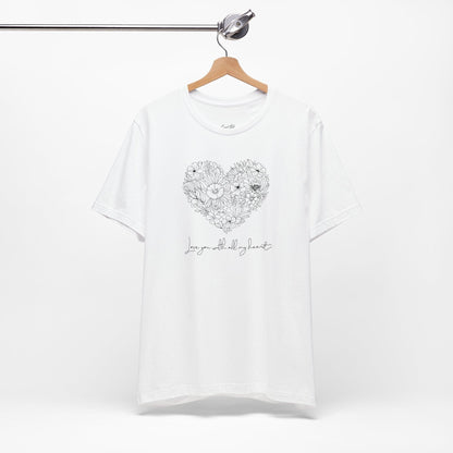 All My Heart Floral T-Shirt
