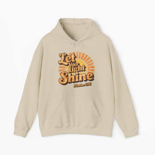 Let Your Light Shine Vintage Hippie Hoodie