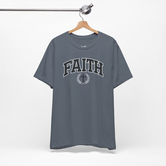 Faith Varsity Crest T-Shirt (Monochrome)