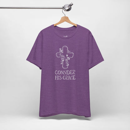 Consider His Grace Floral T-Shirt