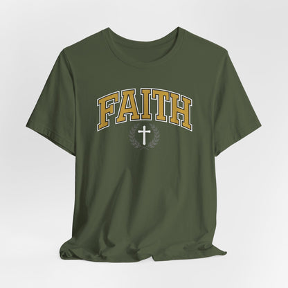 Faith College Crest T-Shirt (Orange)