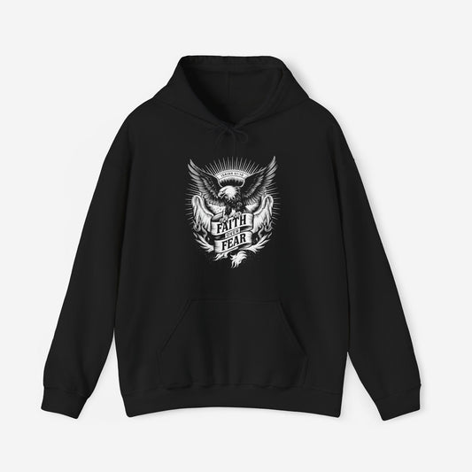 Faith Over Fear Eagle Hoodie