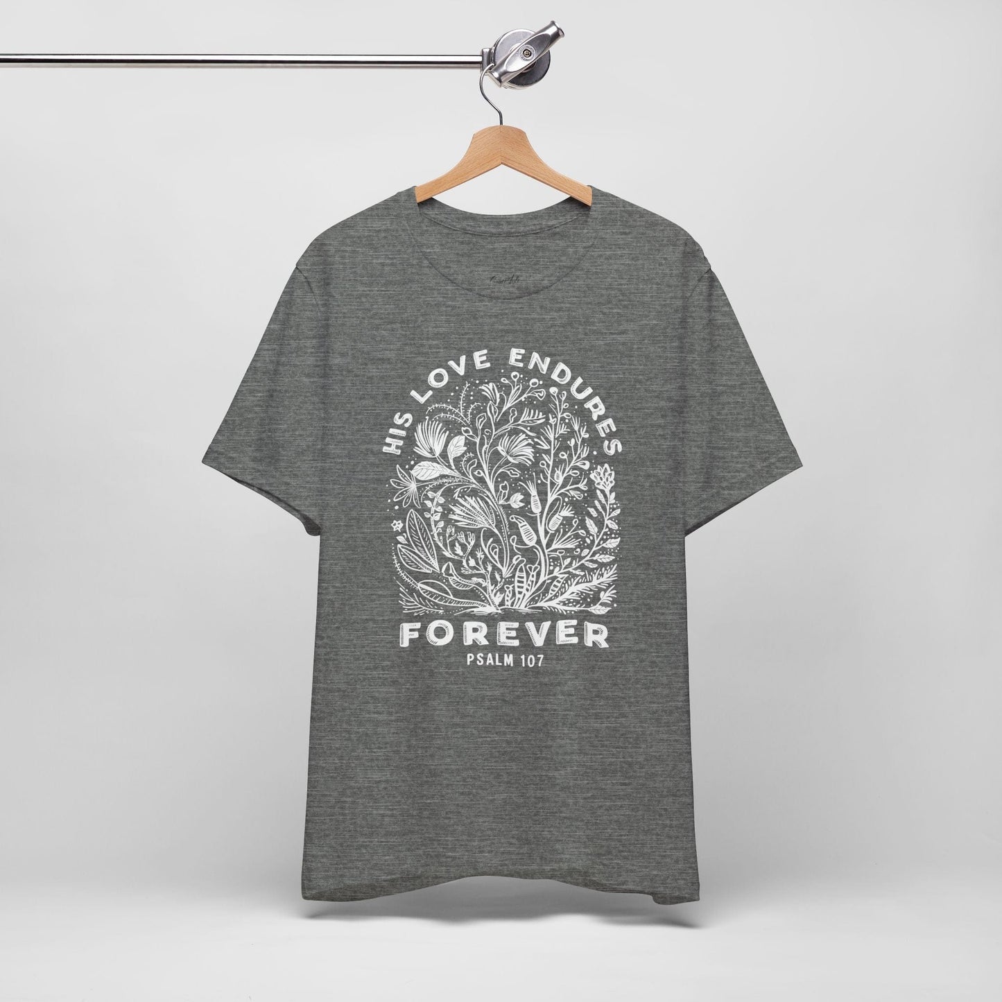 His Love Endures Forever Floral T-Shirt