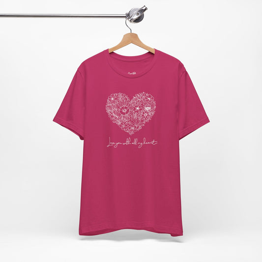 All My Heart Floral T-Shirt