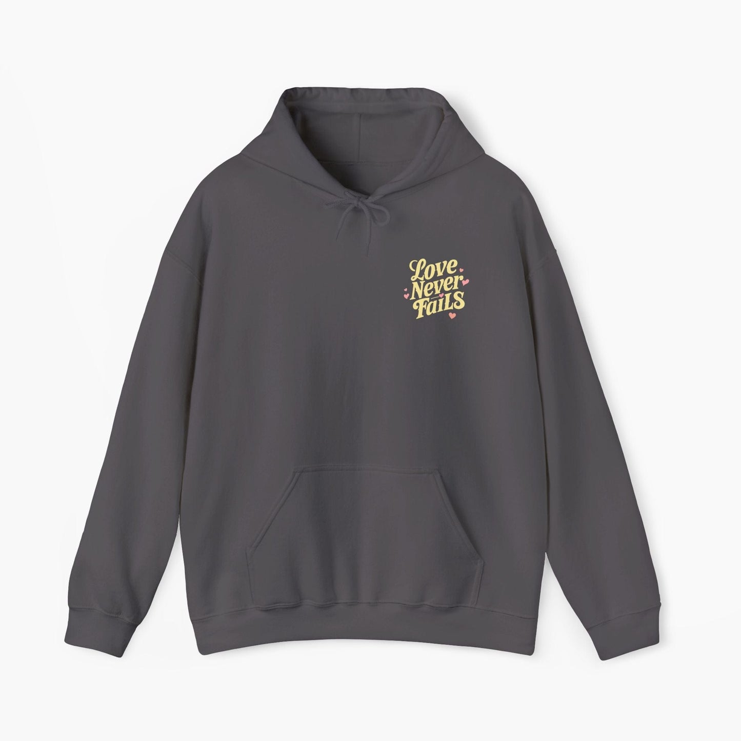 Love Never Fails Vintage Hoodie