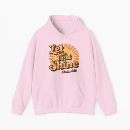 Let Your Light Shine Vintage Hippie Hoodie
