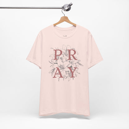 PRAY Floral T-Shirt
