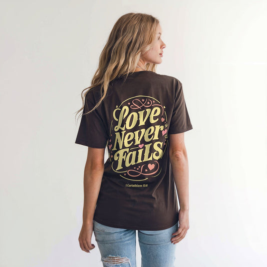 Love Never Fails Vintage T-Shirt